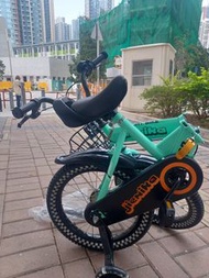 小童單車 中童摺疊單車 16吋 只528元， 黃/粉/綠色  。另12吋428元，14吋478元，18吋578元，20吋628元。 bbcwpbike bike