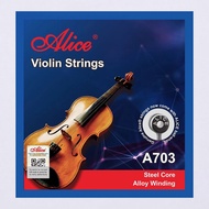 >1 set Violin Strings 4 pieces E A D G for 1/8 1/4 1/2 3/4 4/4 Common Size - Alice A703