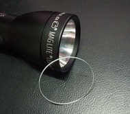 Weltool 鋼化超白玻璃镜片 GL2 適合 Maglite D，C手電筒