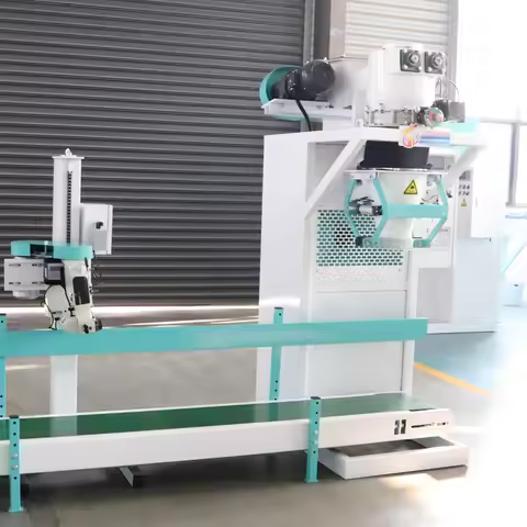 Semi-Auto Bagging Machine for 20kg 25kg 30kg 40kg 50kg Packaging Rice Wheat Flour Coffee Bean Powder