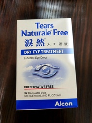 淚然人工淚液 Alcon Tears Naturale Lubricant Eye Drops 32 Vials