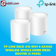 TP-LINK DECO X10 WIFI 6 AX1500 WIRELESS WHOLE HOME MESH ROUTER (REPLACED DECO M9 PLUS)