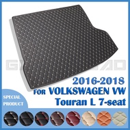 Car Trunk Mat For VOLKSWAGEN VW Touran L 7-Seat 2016 2017 2018 Custom Car Accessories Auto Interior Decoration