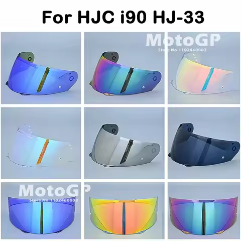 HJ-33 I90/I91 Helmet Visor Lens Motorcycle Full Face Helmet Visor Lens Replacement Lens for HJC I90 