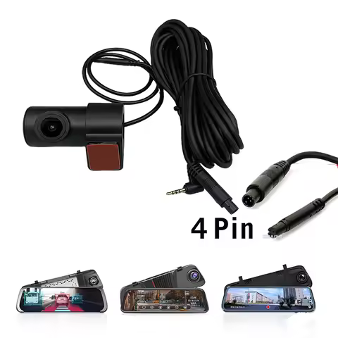 Car camera rearview mirror indoor 360-degree rotating camera Ultra HD night vision AHD1080P reversin