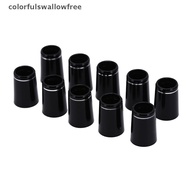 Colorswallowfree 10Pcs Plastic Golf Ferrules with Double Ring Golf Shaft Adapter 9.5*19*13.4 ABC