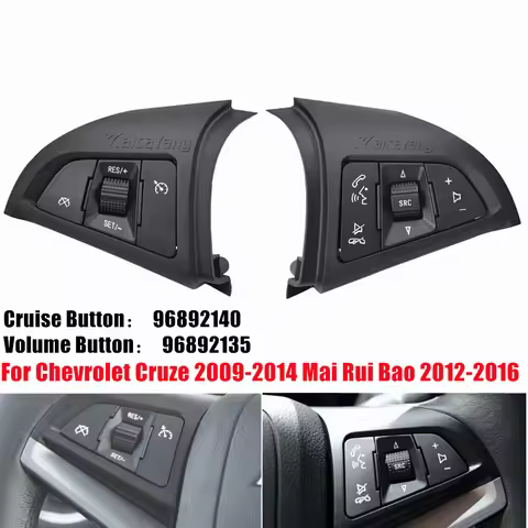 Cruise Control Switch Multifunction Steering Wheel Button Bluetooth Audio Cruise Speed Control For C