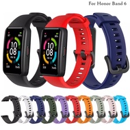 Silicone Band Strap for Huawei band 6 Pro Honor Band 6 7 Pro Soft Waterproof sport band fashion wristband