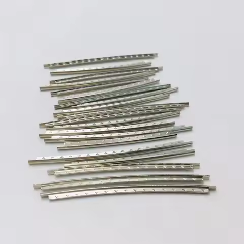 24Pcs Stainless Steel 2.2mm Width 22 Fret 24 Frets Guitar Fret Wires Fretwire Set for Electric Guita