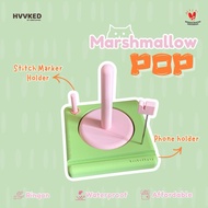 [HVVKED] Marshmallow POP Aesthetic Yarn Holder with Phone Holder