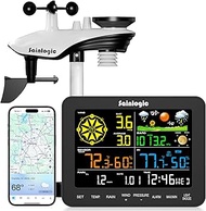 Sainlogic Smart WiFi Weather Stations Wireless Indoor Outdoor SA6 Plus,24/7 AI Weather Forecast by W