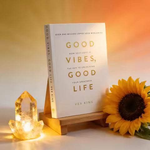 Good Vibes Good Life Vex King Self-Love Unlock Greatness Personal Growth Positive Mindset Self-Help 