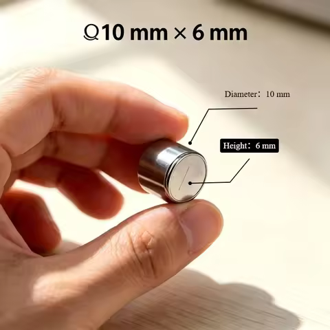 10x6mm Super Strong NdFeB Round Disc Magnet For Fridge DIY Craft Scientific Education Building Fixin