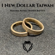Minimalist Coin Ring 1 New Dollar Taiwan - Unique Coin Ring | ViceRings