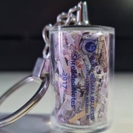 Shredded  Notes Keychain Malaysia (NEW RM100 BANKNOTES)