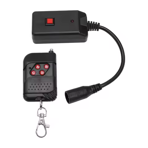 AC 90-240V Portable 3 Pins Wireless Remote Receiver For Smoke Machine DJ Stage Receiver Fog 400W 500