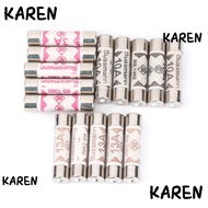 KARENGOODS 10Pcs Ceramic Fuse  Mains Plug 3-13A British Plug