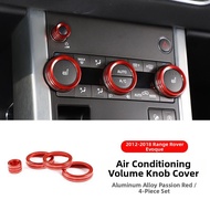 Air Conditioning Knob Trim Interior Accessories For 12-18 Land Rover Range Evoque