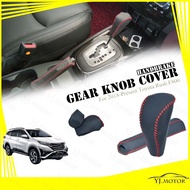 For 2018 - 2022 Toyota Rush F800 Genuine Leather Gear Knob Cover Gear Shift Knob Handbrake Cover Protector