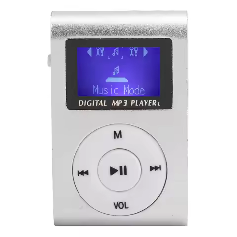 Portable Mini MP3 Music Player Sports BackClip LCD Screen MP3 Support Memory Card Back Clip MP3 Spor