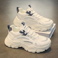 Men Shoes Summer Mesh Breathable Teenager Sports Anti-slip Casual Shoes Thick-soled Heightened Runni