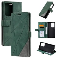 Leather Case Protect Cover For Samsung Galaxy Note 20  8 9 10 Plus Note 20 Ultra Stand Flip Wallet Case