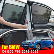 For BMW X4 G02 F98 2018-2022 Car Sun Visor Accessori Window Cover SunShade Curtain Mesh Shade Blind 