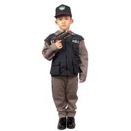 Children's Swat Profession Uniform 3-8 Years