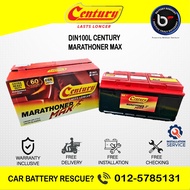 [ Installation Provided ] DIN100L | LN5 | Century Marathoner MAX ] DIN100 | Car Battery Bateri Keret