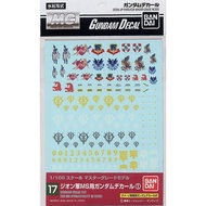 GUNDAM DECAL 17 MG MULTIUSE-ZEON