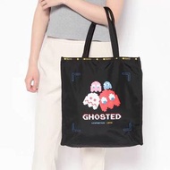 日本限定 LeSportsac x PAC-MAN 食鬼公仔 圖案 大容量 Tote Bag 側咩袋 手提袋 購物袋 單肩袋（需訂購）