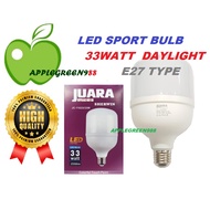 JUARA LED SpOrT BULB E27 33WATT DAYLIGHT same use as>Philips>Osram>GE spot bulb