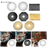 [Dickly] Coffee Grind Measuring Ruler Coffee Bean Grind Measuring Accessories for Bar Bagua Black