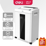 Deli Automatic Paper Shredder Machine Cutter Office Supplies - White (16L) ET051