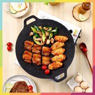 Cast iron pan SIZE 34 - Stone baking pan non-stick pan size 34 cm Korean non-stick stone pan chao da