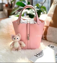 Hermes Picotin 18 3Q Sakura Phw 櫻花粉銀