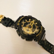 CASIO G-SHOCK 黑金男裝手錶  module: 5146 GA-110GB ST. STEEL BACK