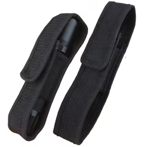 Portable Flashlight Cover Bag Max Width 3.2cm Electric Hand Torch Bag Holder Pouch Case Survival Kit