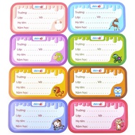 Combo 10 Nhãn vở Điểm 10 TP-NBL03 5 xấp (8 cái/xấp)