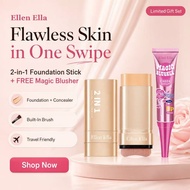 【Freebie】Ellen Ella Concealer Full Coverage Foundation Stick For Morena Blush Stick Waterproof