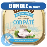 Bronco Cod Pâté Dog Wet Food 100g X96