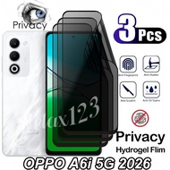 For OPPO A6i 5G 3PCS Anti-Privacy Hydrogel Films For OPPO A6i Pro Oppo A 6 i Pro oppoA6i Pro OPPOA6i