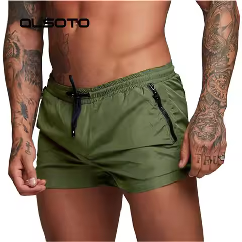 2025 Man Beach shorts Quick Dry Swimming Shorts gay Swimwear Man Swimsuit Swim Trunks Summer Bathing