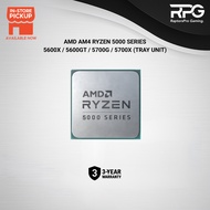 (TRAY UNIT) BRAND NEW AMD RYZEN 5 5600X / 5600GT / RYZEN 7 5700G / 5700X AM4 PROCESSOR