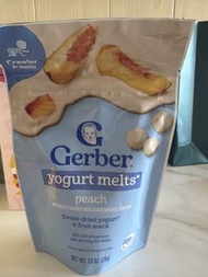 Gerber嘉寶凍乳酪粒(蜜桃) 28克