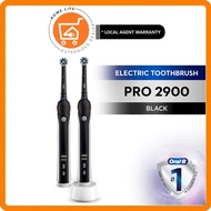 Oral-B D501.523.2H Pro 2 2900 Electric Toothbrush Dual Handle Gift Pack Black