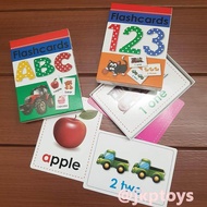 Todds &amp; Kids Toys ของเล่นเสริมพัฒนาการ เซตการ์ดคำศัพท์ ตัวอักษร ตัวเลข ขนาดใหญ่ Wipe-Clean Flashcard (Scholastic)