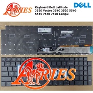 Dell Latitude 3520 Vostro 3510 3520 5510 5515 7510 7620 Laptop Keyboard