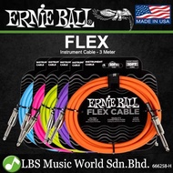 Ernie Ball Flex 10Ft Flex Straight to Straight Instrument Cable - 3 Meter
