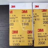 Sand paper sanding 3m grit 1500 2000 car and motorbike paint